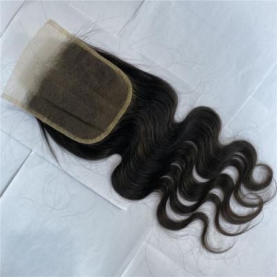 Wholesale 8-22 Inch Brazilian Virgin Hair 5*5 Body Wave Closure