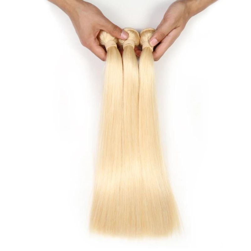 613 Honey Blonde Bundles Brazilian Hair Weave Bundles Strong Weft Straight Human Hair Bundles Extension Remy