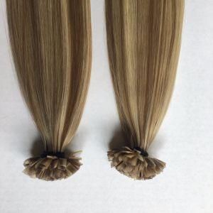 #P8/613 Prebonded Flat Nail Tip Brazilian Virgin Remy Human Hair Extensions