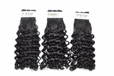 Brazilian Super Double Drawn Virgin Human Hair Weft (Water Curly)