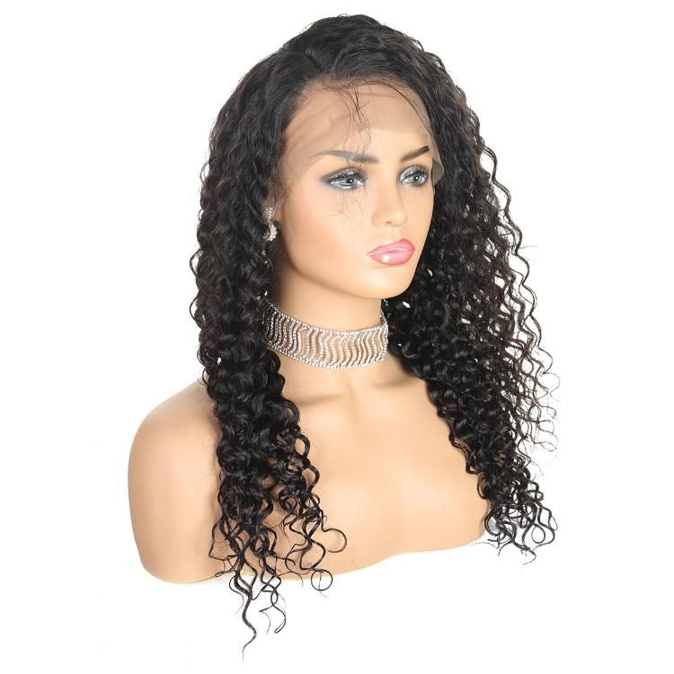 Wholesale 4X4 Deep Wavy Lace Frontal Human Hair Wigs