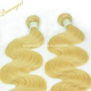 Factory Price Cheap 613 Blond Color Human Hair Extension Remy Body Wave Eurasian Virgin Hair Weft