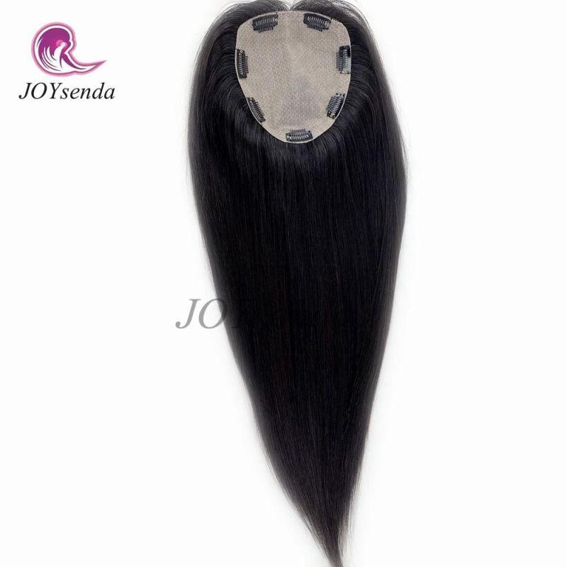 Natural Color Injection Base Virgin Remy Hair Skin Top Hair Topper/Hair Pieces for Women