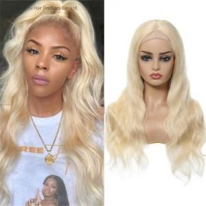 100% Virgin European Hair 613 Blonde Human Hair Lace Front Wig