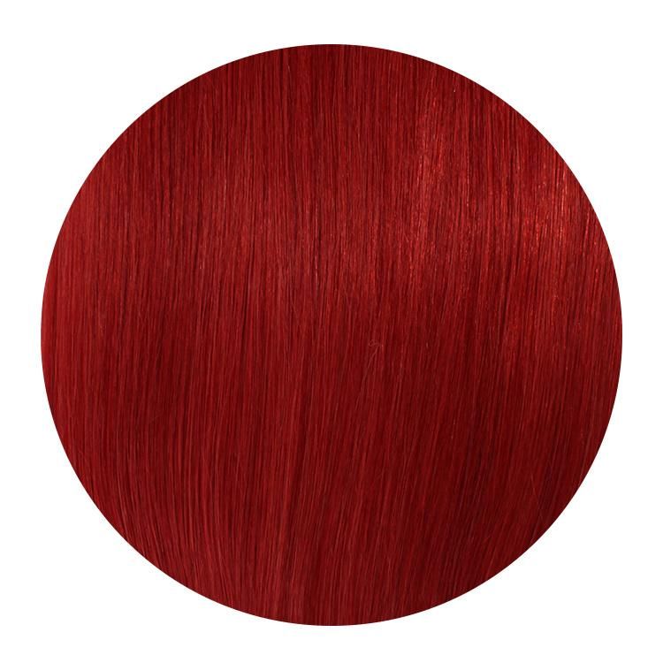 Wholesale Red Straight Human Hair Unprocessed Cuticle Aligned Human Tape Extensions