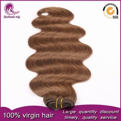 Brown Color Hair Weaving Indian Virgin Human Hair