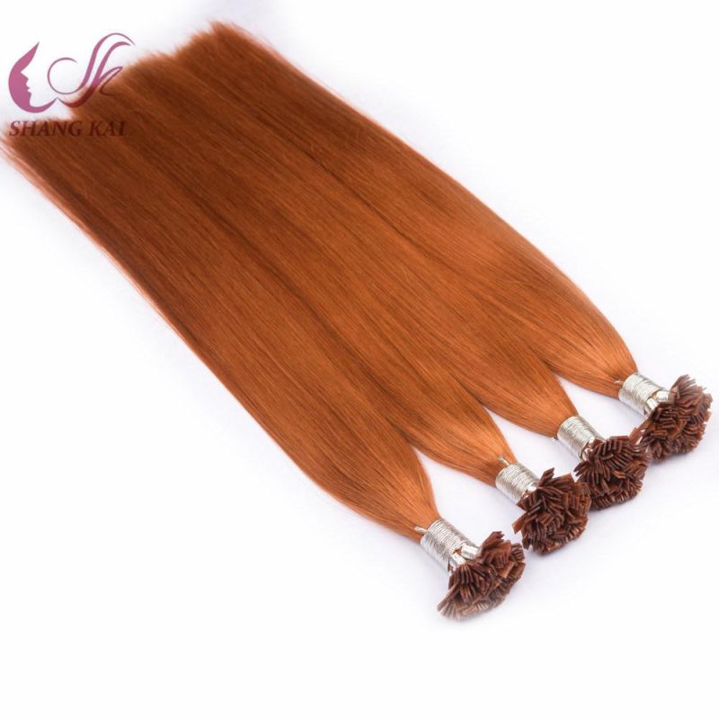 Best Quality Double Drawn Human Flat Tip Keratin Hair Extensions Malaysian Hair