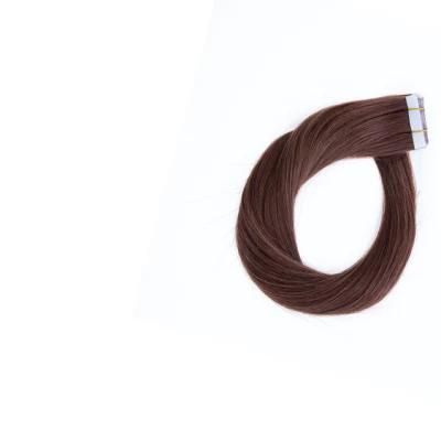 Tape Extensions Straight Skin Weft Natural Remy 100% Human Hair Adhesive 14&quot;-24&quot; Double Side