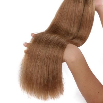 12 Tape in Human Hair Extensions Brazilian Remy Straight on Adhesive Invisible PU Weft Platinum Blonde Color 20PCS/Set