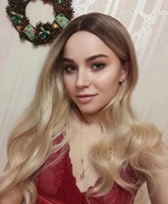 26 Inch Blonde Wigs for Women Long Wavy Wig Long Curly Hair Wig Synthetic Wigs