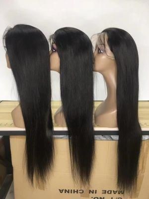 Virgin 100% Human Silky Straight Virgin Hair 30 Inch Straight HD Lace Front Human Hair Wig