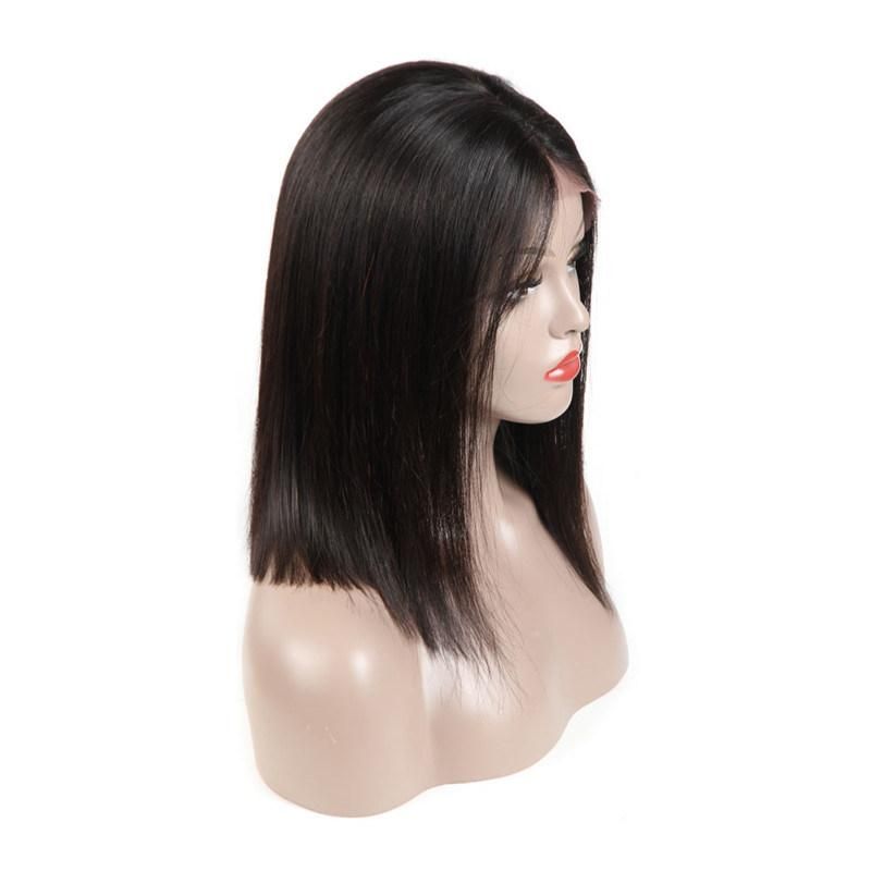 Real Photo 2018 New Design Virgin Brazilian Human Hair Glueless Silk Top Full Lace Front Wig