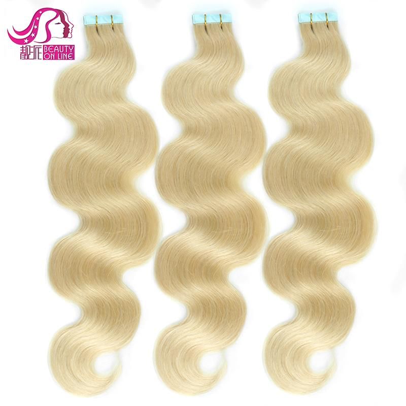 Human Hair Skin Weft 8-30inch Remy Tape Hair Extensions