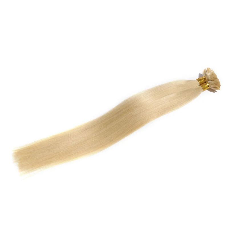 U Tip Nail Hair Extensions Machine Remy Hair 18" Natural Real Human Hair Pre-Bonded Hair Extensions 100g