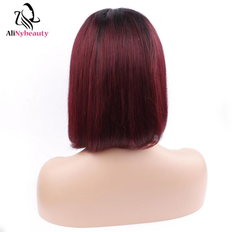 Factory Price Brazilian Human Hair Lace Front Wig Bob Wig