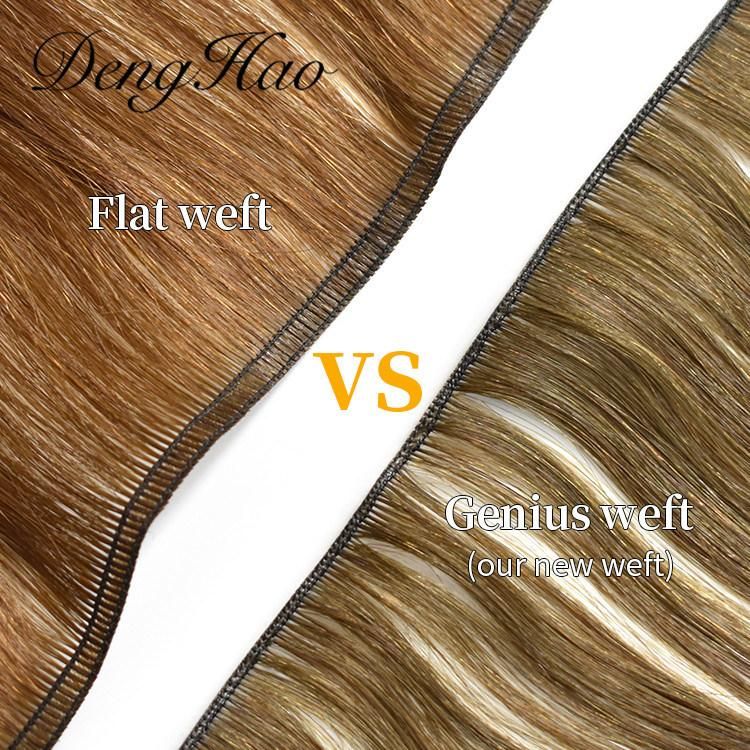 2022 New Weft Unprocessed European Natural Hair Genius Weft