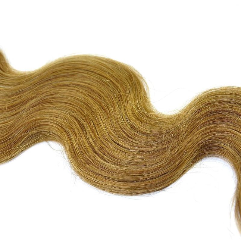 Color Brown 100% Remy Hair Brazilian Virgin Human Hair Weft