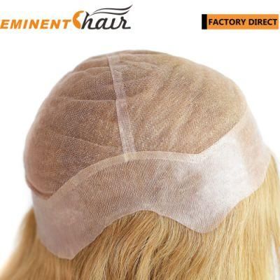 European Hair Lace with PU Edge Women&prime;s Wig