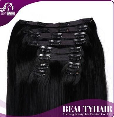 Brazilian Virgin Hair Clip in Extension Clip in Human Hair Pieces