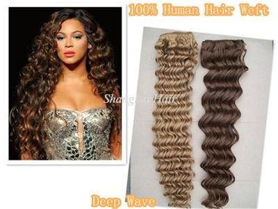 Deep Wave Curl Weaves 100% Human Hair Weft