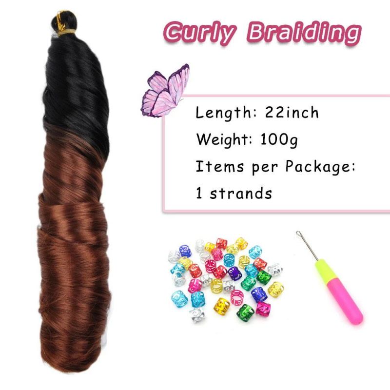 Loose Wave Crochet Synthetic Hair Extensions Curly Crochet Hair Braids