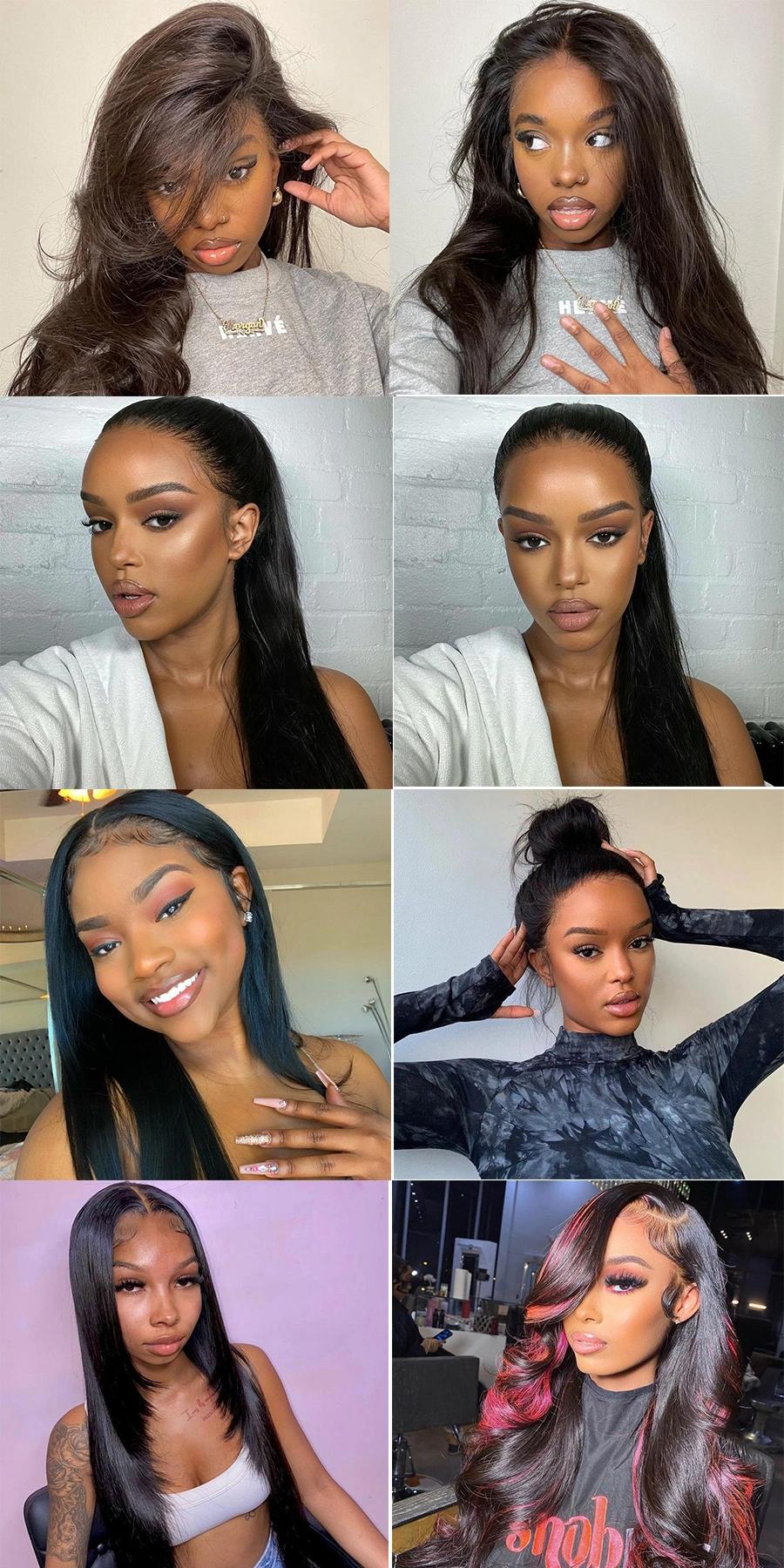 Wholesale 13X4 Lace Front Wig China Remy Hair 13X6 Full Lace Wig Black Brazilian Hair Lace Wig Human Hair Extensions