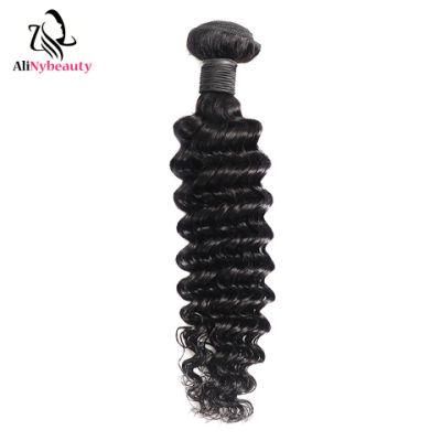 AliNybeauty Deep Wave Brazilian Virgin Remy Hair Extension