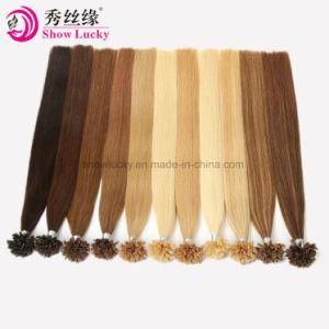 100% Italian Keratin Pre Bonded Chinese Remy Hair Weft Stick I Tip Hair/Nail U Tip Hair