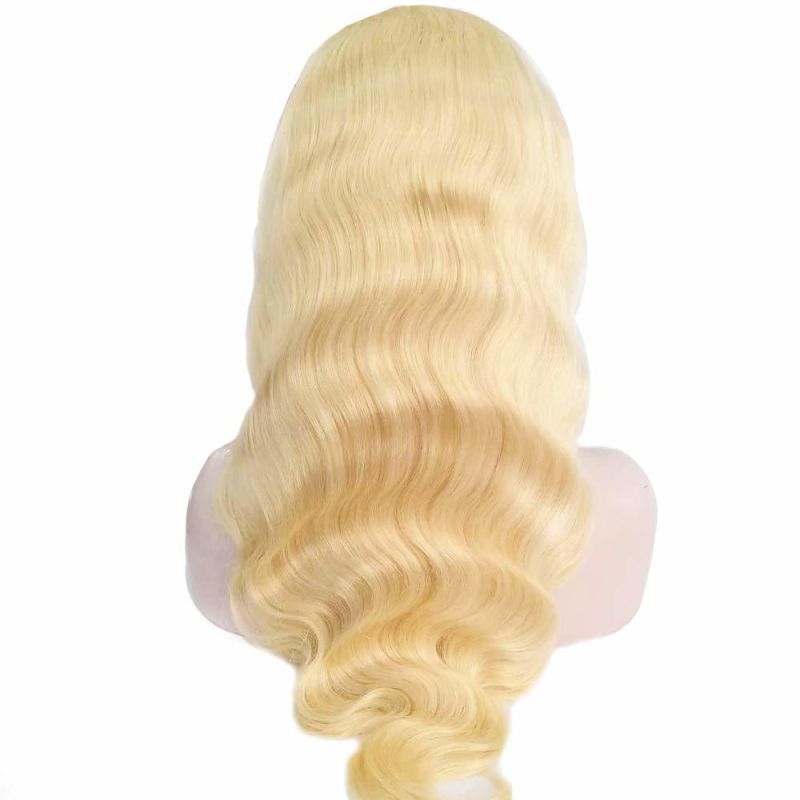 Human Hair 613 Blonde Lace Front Wigs Body Wave with Baby Hair for Black Women 18 Inch