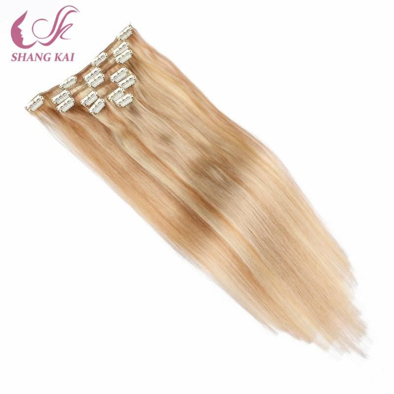 Luxury Blond Silicone Free No Shedding No Tangling Clip in Hair Extension