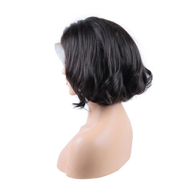 Aliexpress Factory Price Short Bob Transparent Lace Front Wig