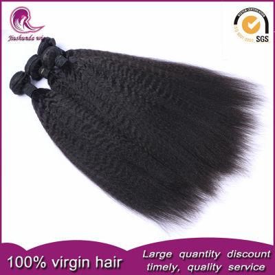 Kinky Straight Human Hair Weaves 100% Remy Hair