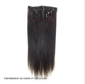 Clip in (on) Hair Extensions Full Head 100% Human Hair