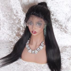 Virgin Hair Full Lace Wig Wholesale Middle Part Straight Wig with Baby Hair