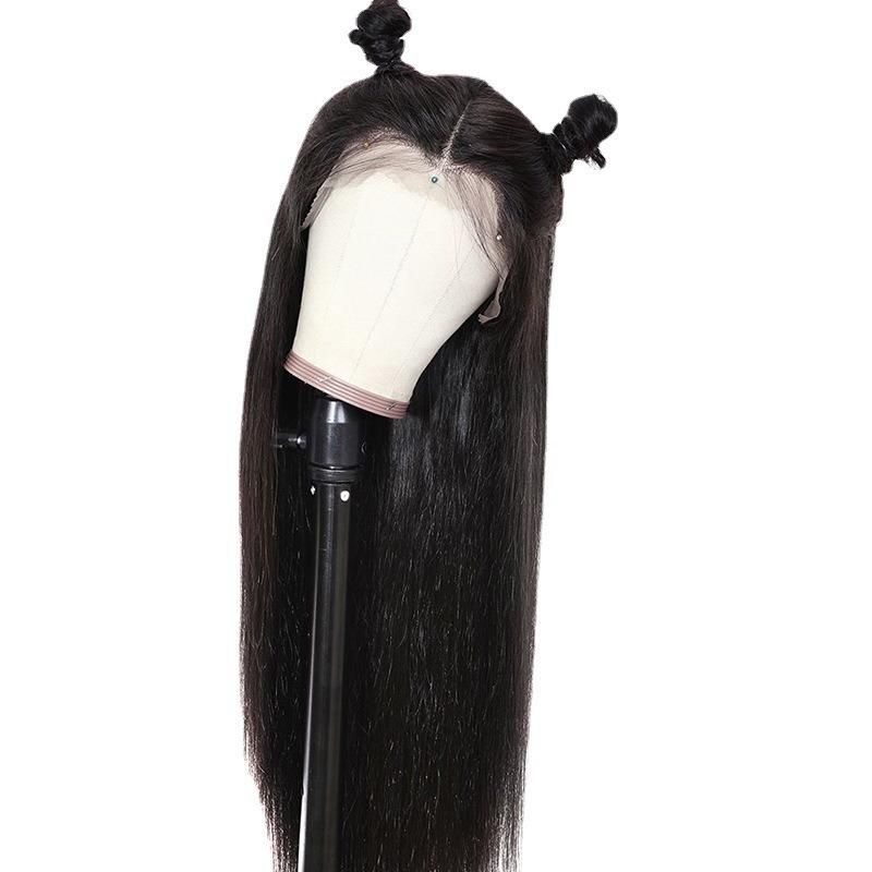 Freeshipping Natural Black Synthetic Wigs Long Straight Hair Wig Cosplay Daily Wigs for Women Heat Resistant Fake Hair Dropshipping Wholesale