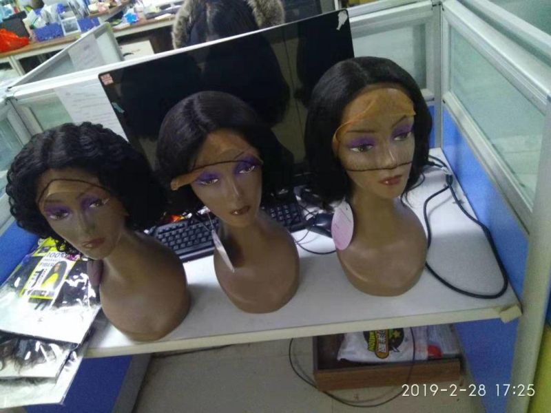 Short Hair Water Wave Bob Wigs with Lace Frontal
