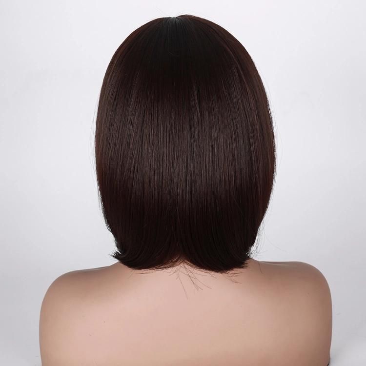 Wholesale China Wig Silky Straight Synthetic Bob Short Wigs