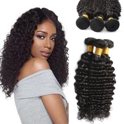 Kbeth Cheap Unprocessed Raw Brazilian Human Hair Cuticle Aligned Deep Wave Bundles High Quality Double Drawn Virgin Hair Bundle