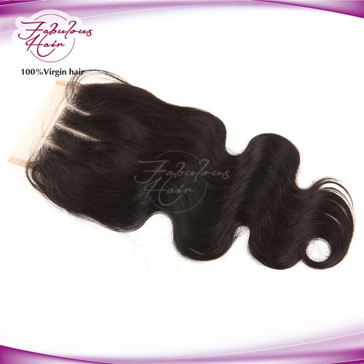 4*4 Lace Closure Wholesale Price Body Wave Human Remy Hair