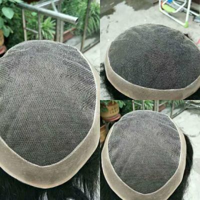 Wholesale Hair Toppers Hair Replacement Korean Lace Closure Hair Pieces Men Toupee