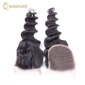 Human Double Drawn 10A Grade Brazilian Natural Hair Closure