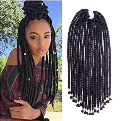 Synthetic Hair Extensions Afro Kinky Soft Dread Dreadlocks 1b Color