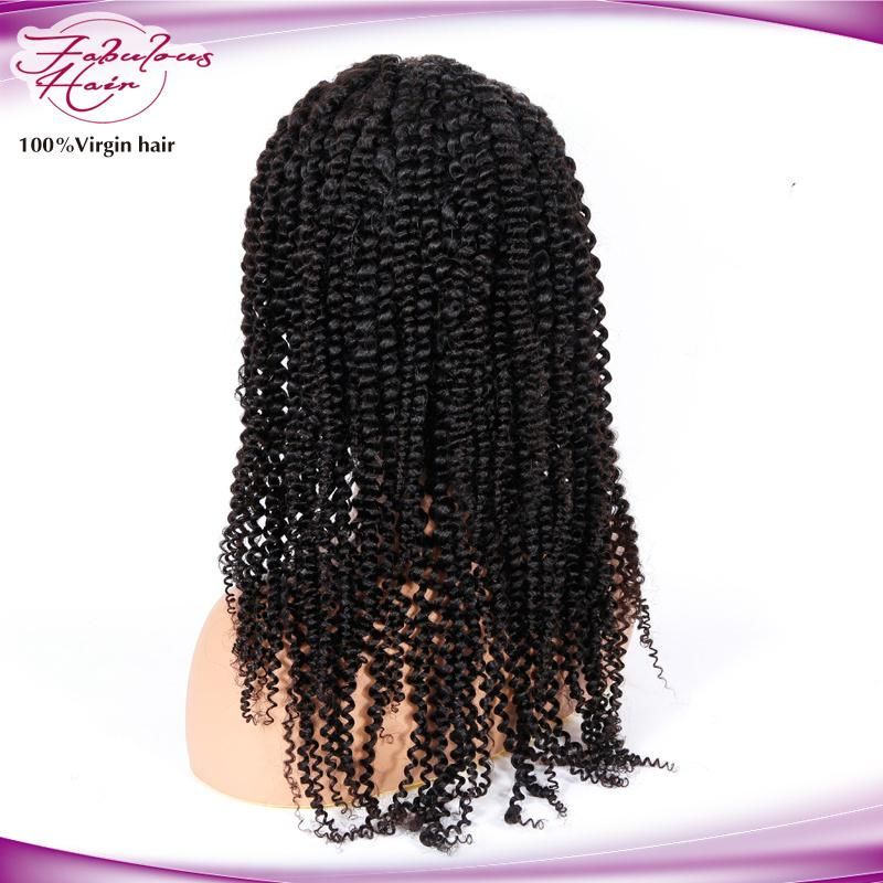 130 Density Malaysian Kinky Curly Wig Lace Front 22 Inch