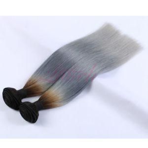 Wholesale 100% 1b/Gray Virgin Human Hair Bundles