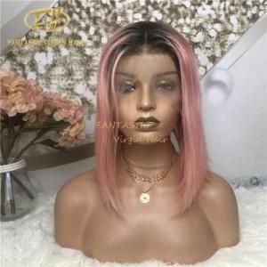 Wholesale Brazilian/Indian Virgin/Remy Human Hair Full/Frontal Lace Wig with Fantastic Color