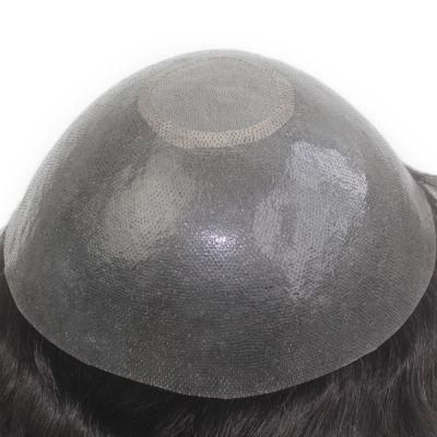 Lw1222 Super Fine Mono with PU Full Cap Human Hair Wig