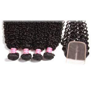 Natural Kinky Curl Weave Virgin Human Hair Bundles