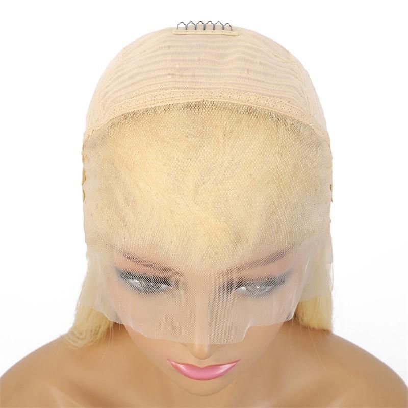 Frontal Lace Wig 200% High Density Transparent Lace Wig #613 HD Frontal Lace Wig