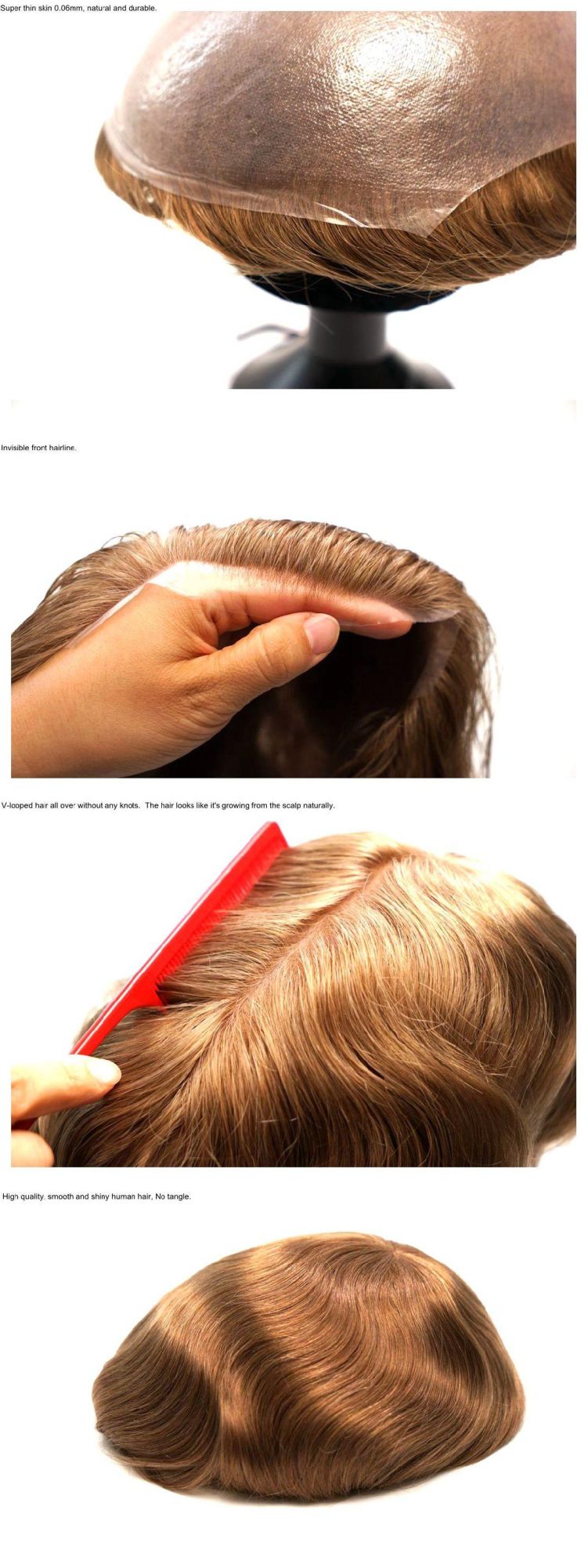 Toupee Men Human Hair