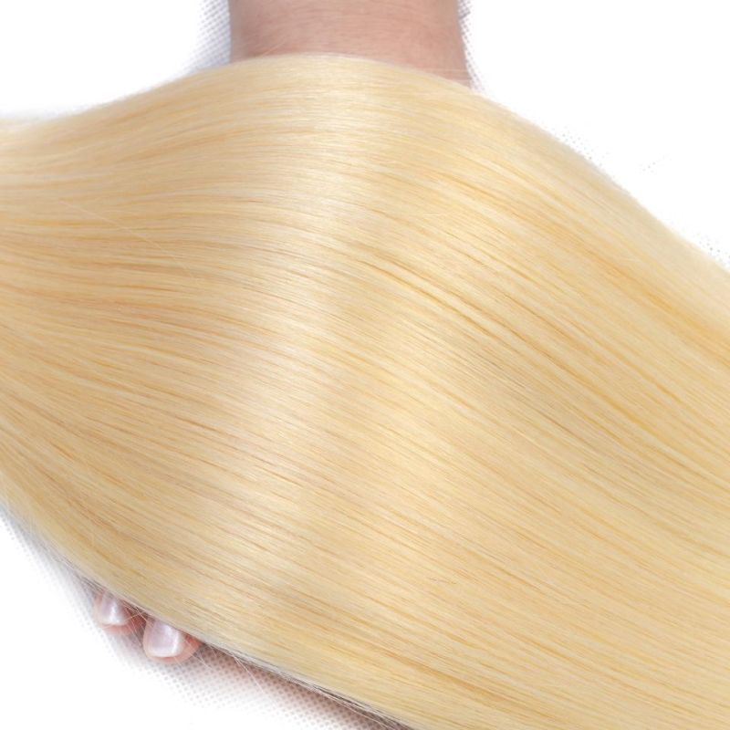 100% Virgin Human Hair Natural Straight 613 Lace Frontal Closure